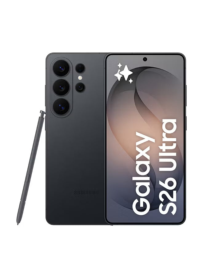 Samsung Galaxy S26 Ultra Dual SIM 256GB 12GB RAM Black 5G – Middle East Version
