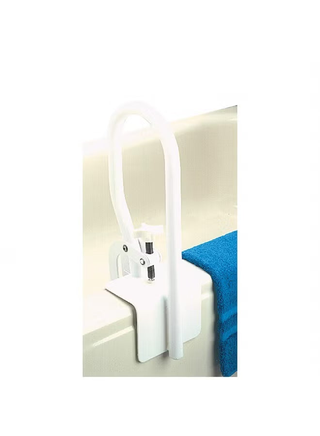 White Bathtub Rail Grab Bar