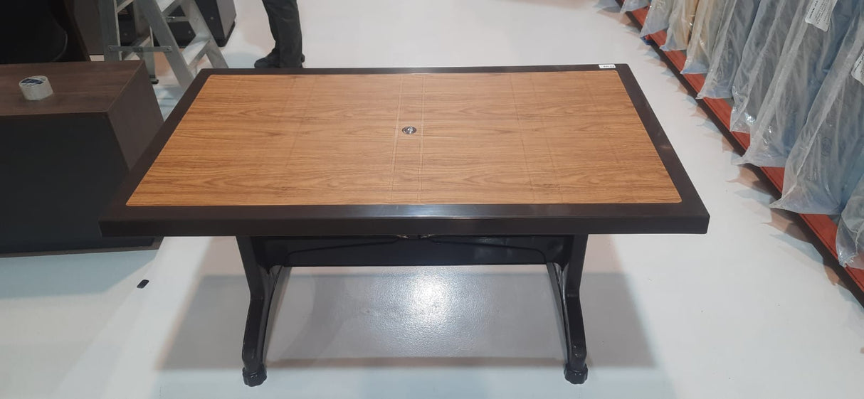 SELVI TABLE WITH PATTERNED 80x140cm - CT062 (With Plastic Leg)