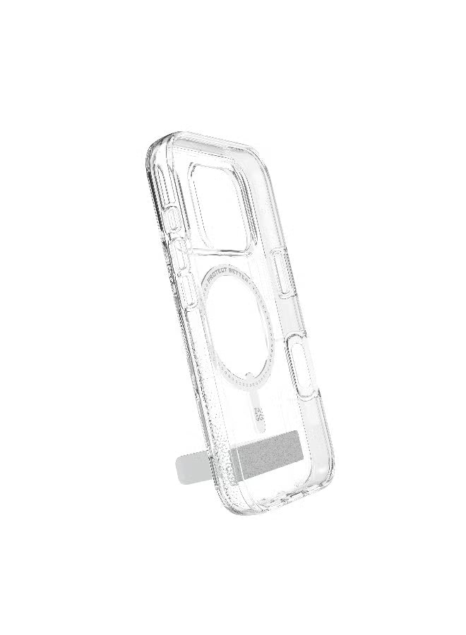 iPhone 17 Pro Case – Crystal Palace Snap MagSafe Compatible Clear Cover with Kickstand, Graphene Strength, 13 ft Drop Protection & Anti-Yellowing – Clear