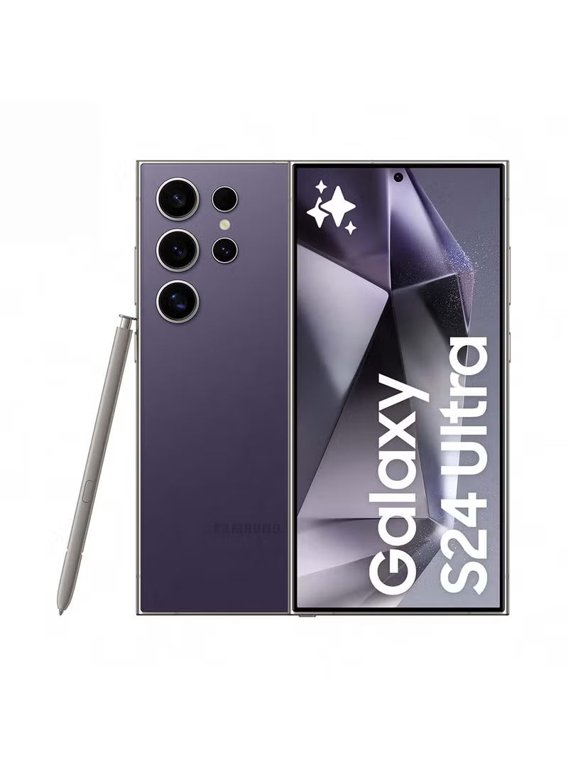 Galaxy S24 Ultra Dual SIM Titanium Violet 12GB RAM 1TB 5G - Middle East Version