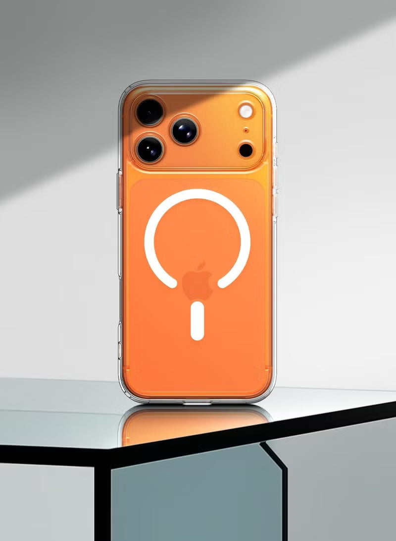 Ultra Hybrid MagFit iPhone 17 PRO Case Cover with MagSafe (2025) - Clear White