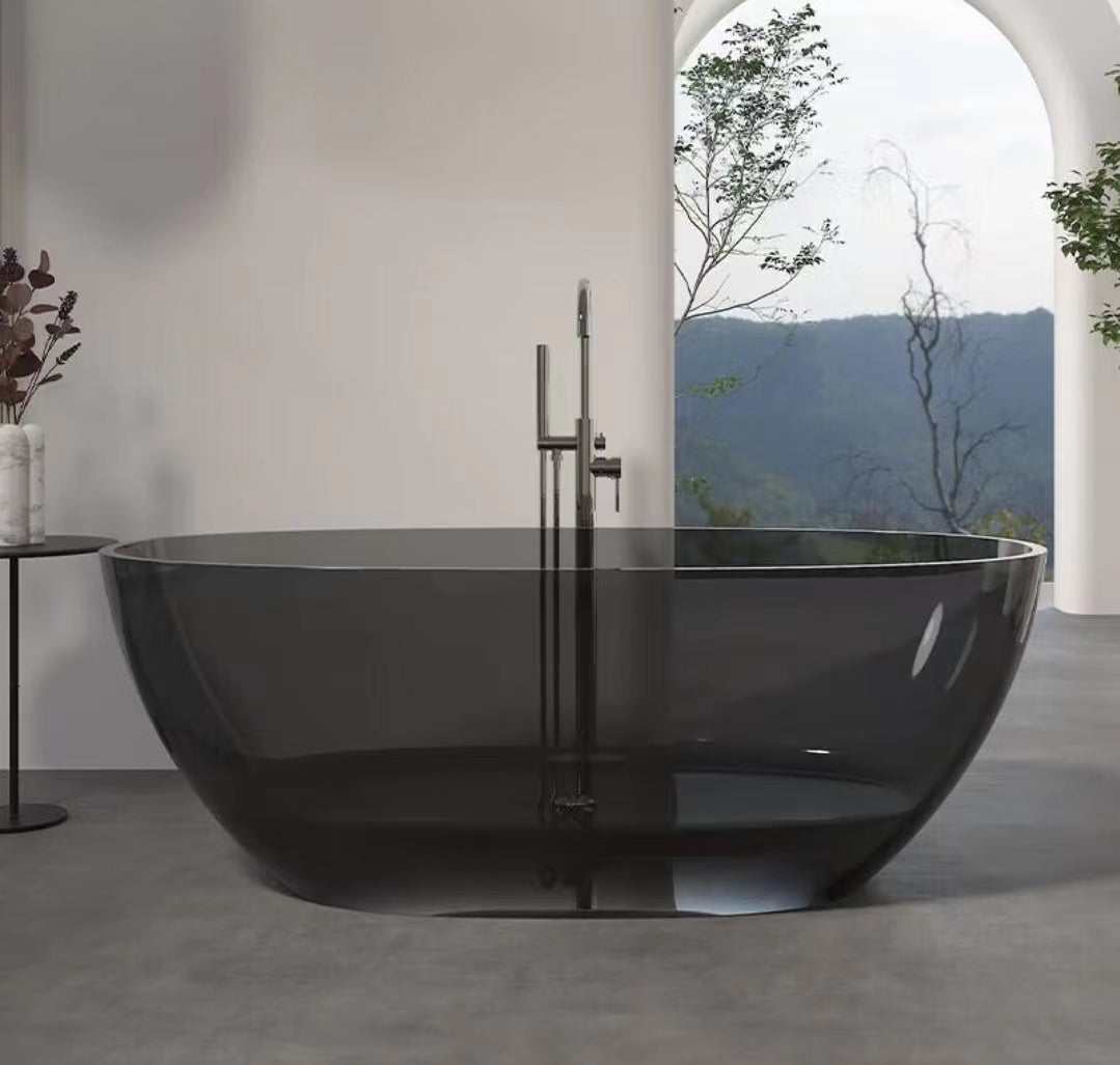 80061-1700 Galaxy Black Resin Bathtub