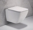 Wall Hung Toilet White UF Seat Cover