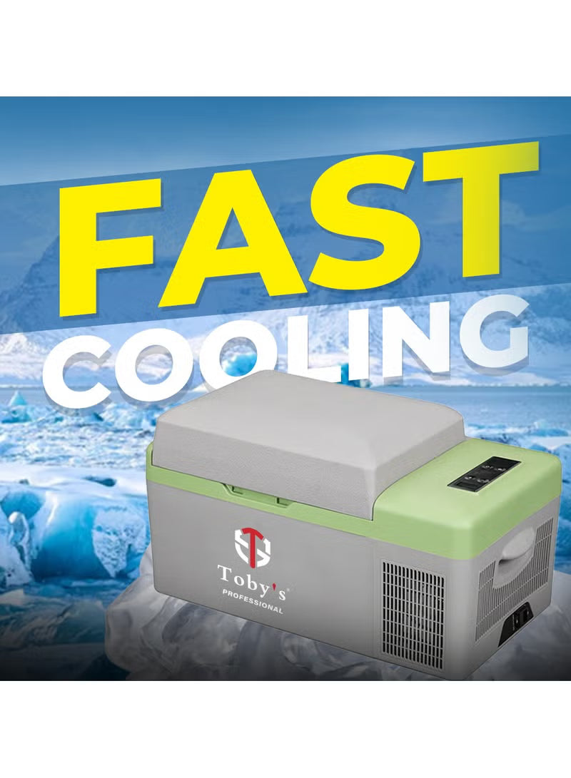 Toby’s TR-15 – 15L Portable Mini Freezer 12V Refrigerator for Camping & Travel