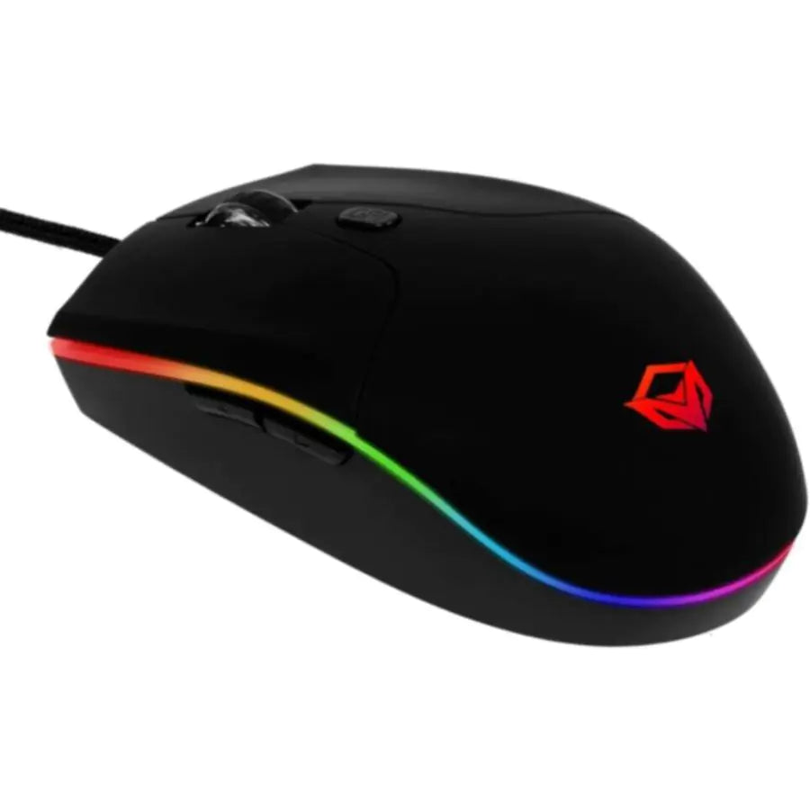 MEETION Chromatic RGB Circulation Backlit Gaming Wired Mouse