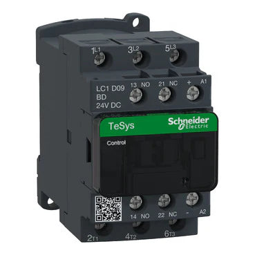 SCHNEIDER LC1D09BD, TeSys D contactor - 3P(3 NO)
