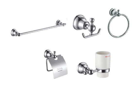 8600 Chrome Brass Set – 5pcs