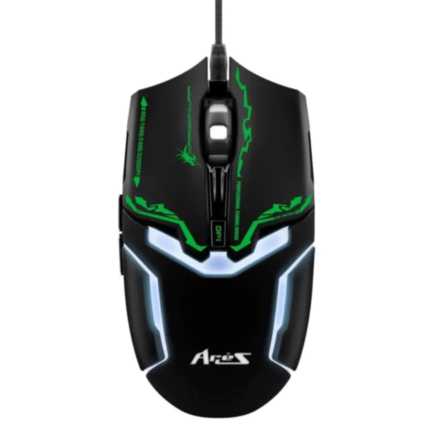 DRAGONWAR Ares Gaming Mouse 3200 DPI – Black
