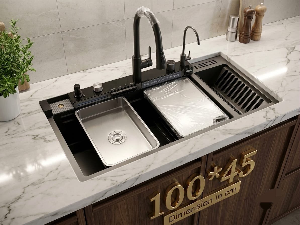 Kitchen Sink 100 × 45 cm