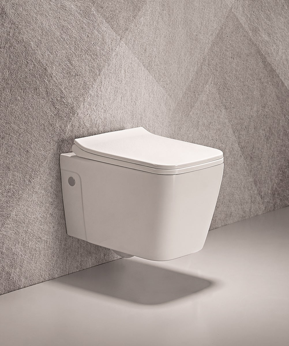 Wall Hung Toilet (White, 510×360×380mm)