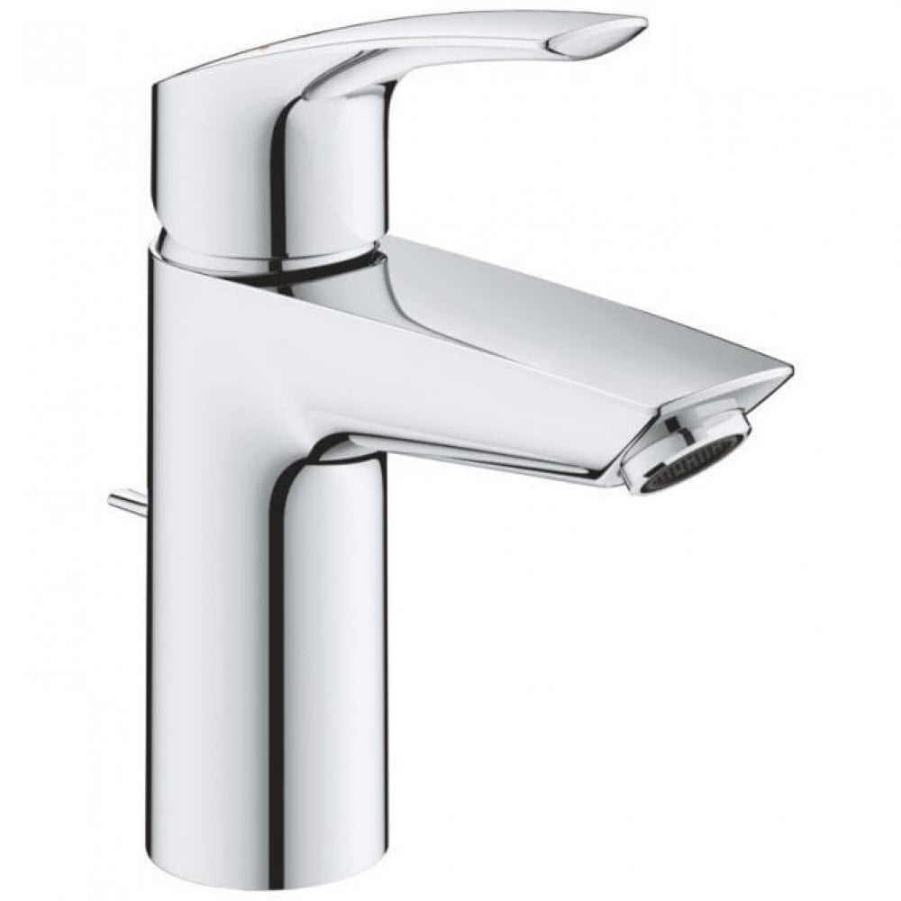 Grohe Eurosmart S-Size Basin Mixer Tap with Pop-Up Waste (Chrome)