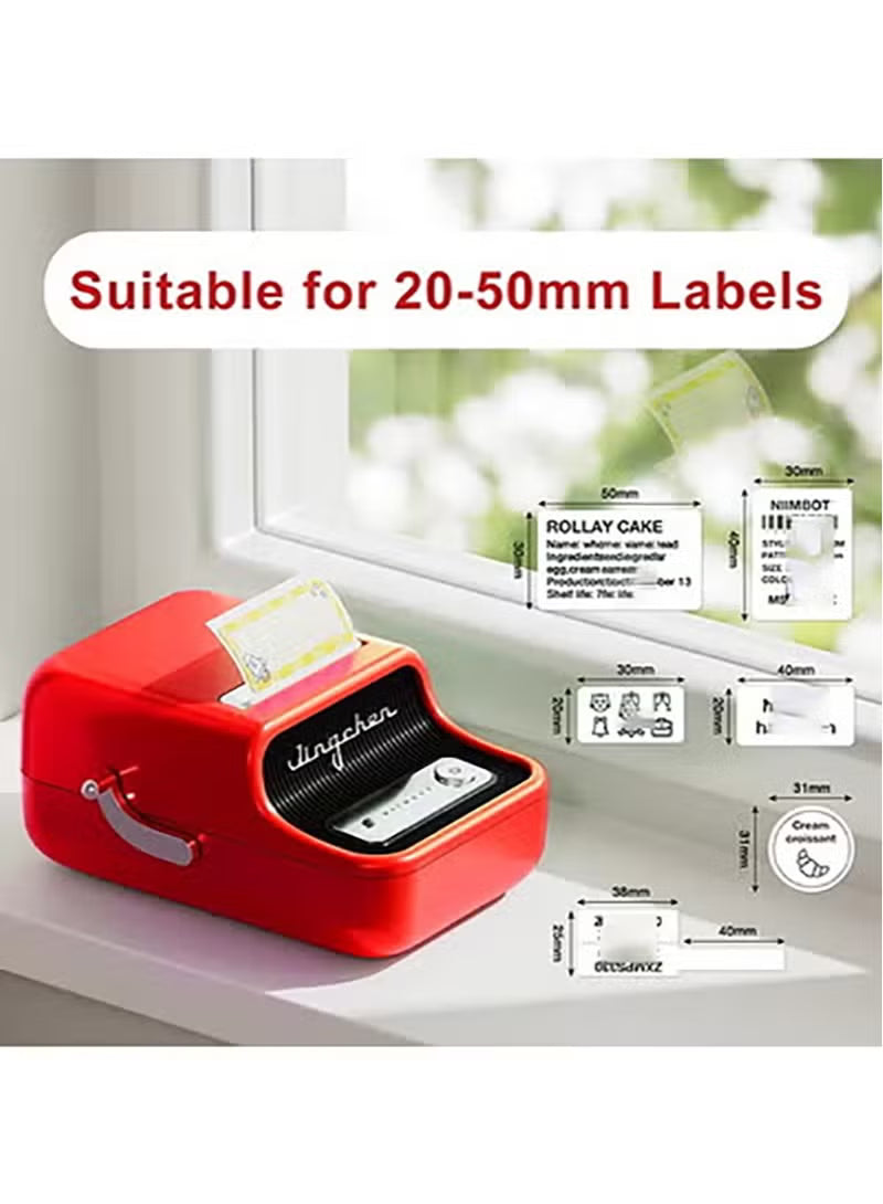 NIIMBOT B21 Pro 300dpi Bluetooth Label Printer-RED