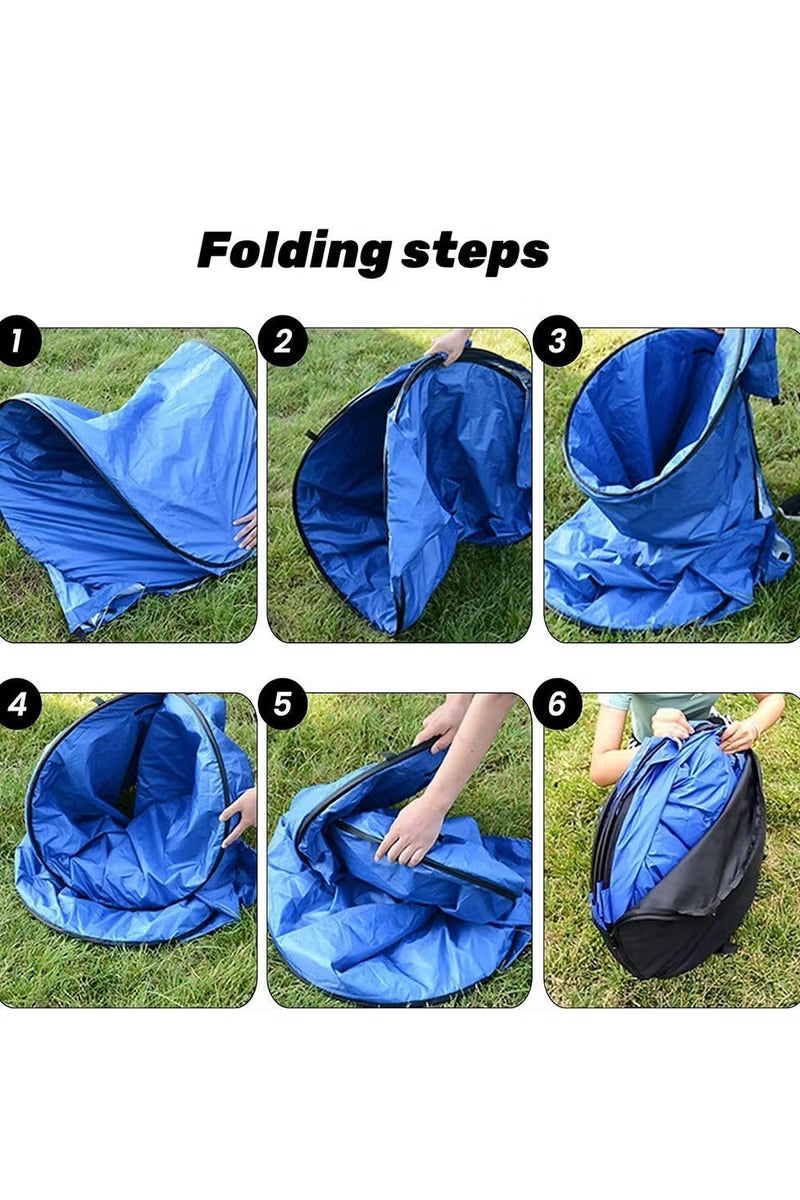 Toby’s Outdoor Camping Bath Tent 1.5M WD – Blue Lightweight Portable Changing Tent