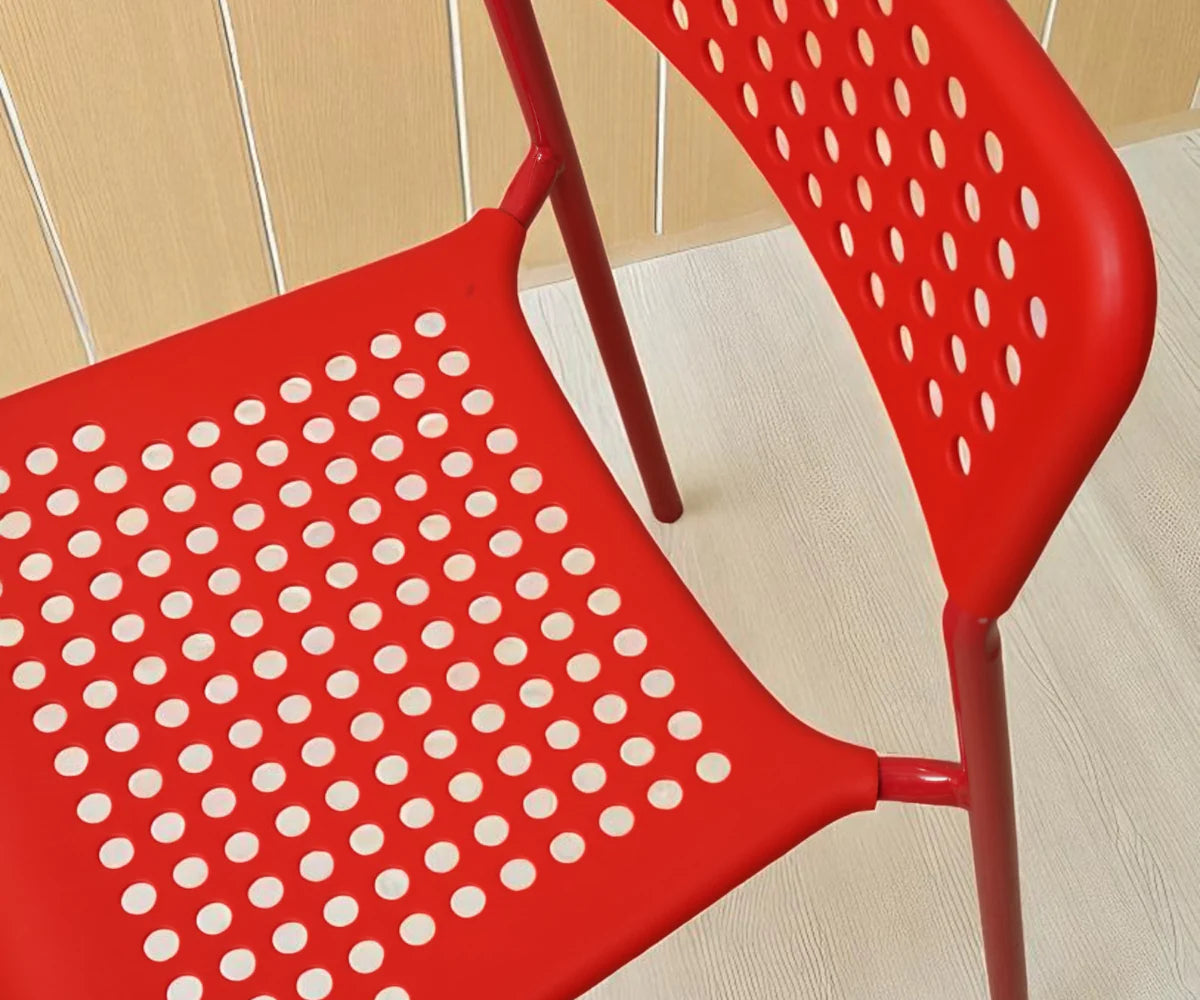 Plastic Chair Red - 9031