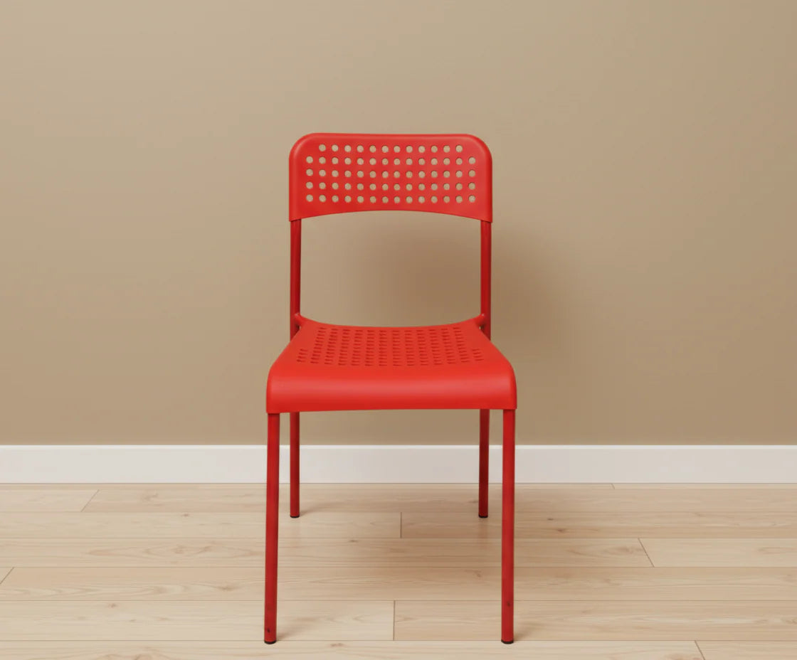 Plastic Chair Red - 9031
