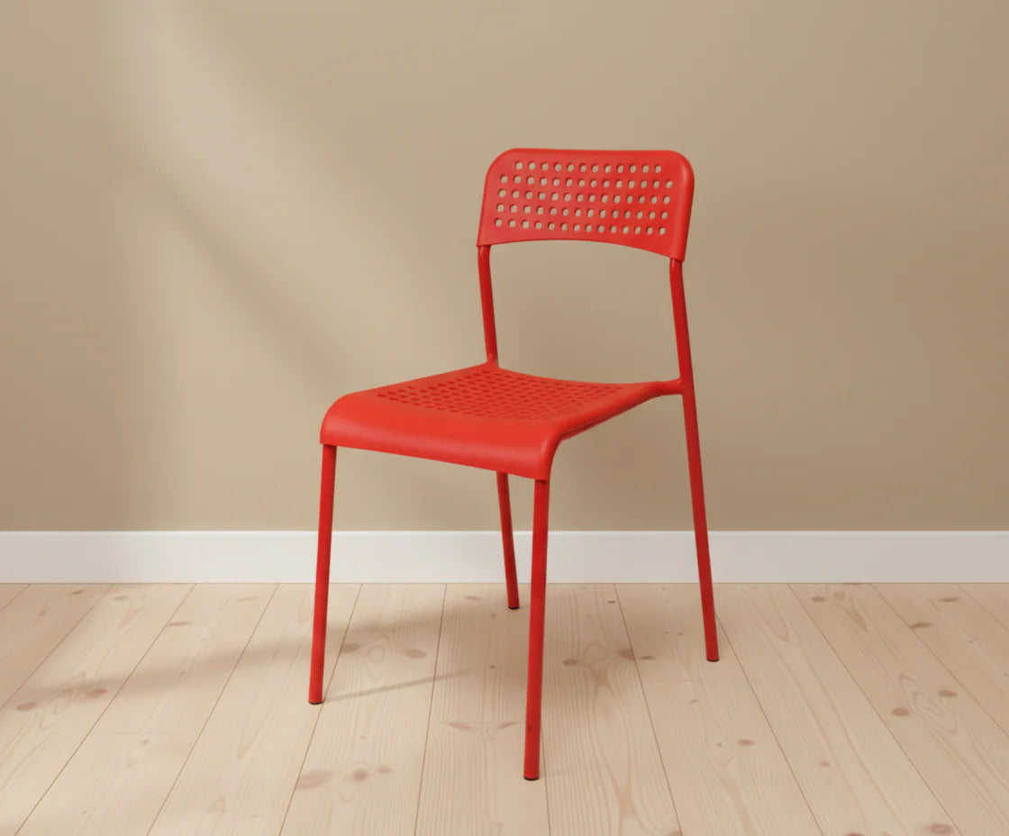 Plastic Chair Red - 9031