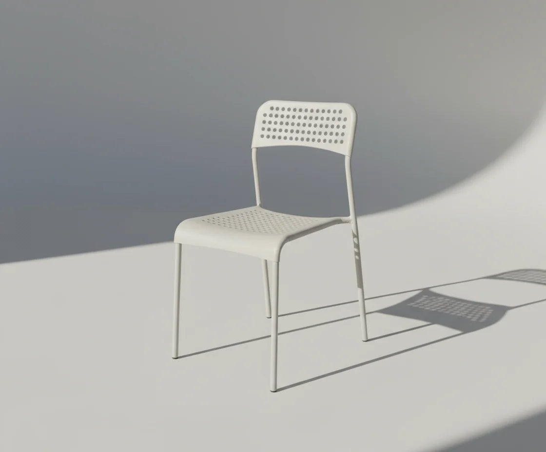 Plastic Chair White - 9031