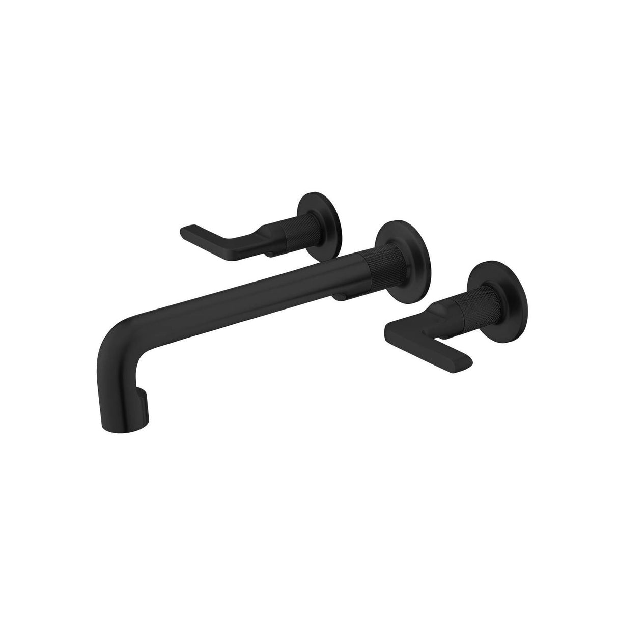 Modern Deck Mixer Tap – Matte Black