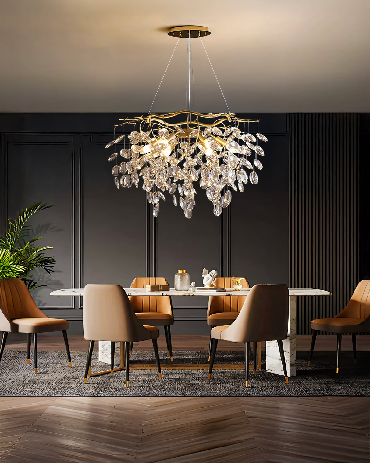 Chandelier - OMG0827-D100 3000K Silver