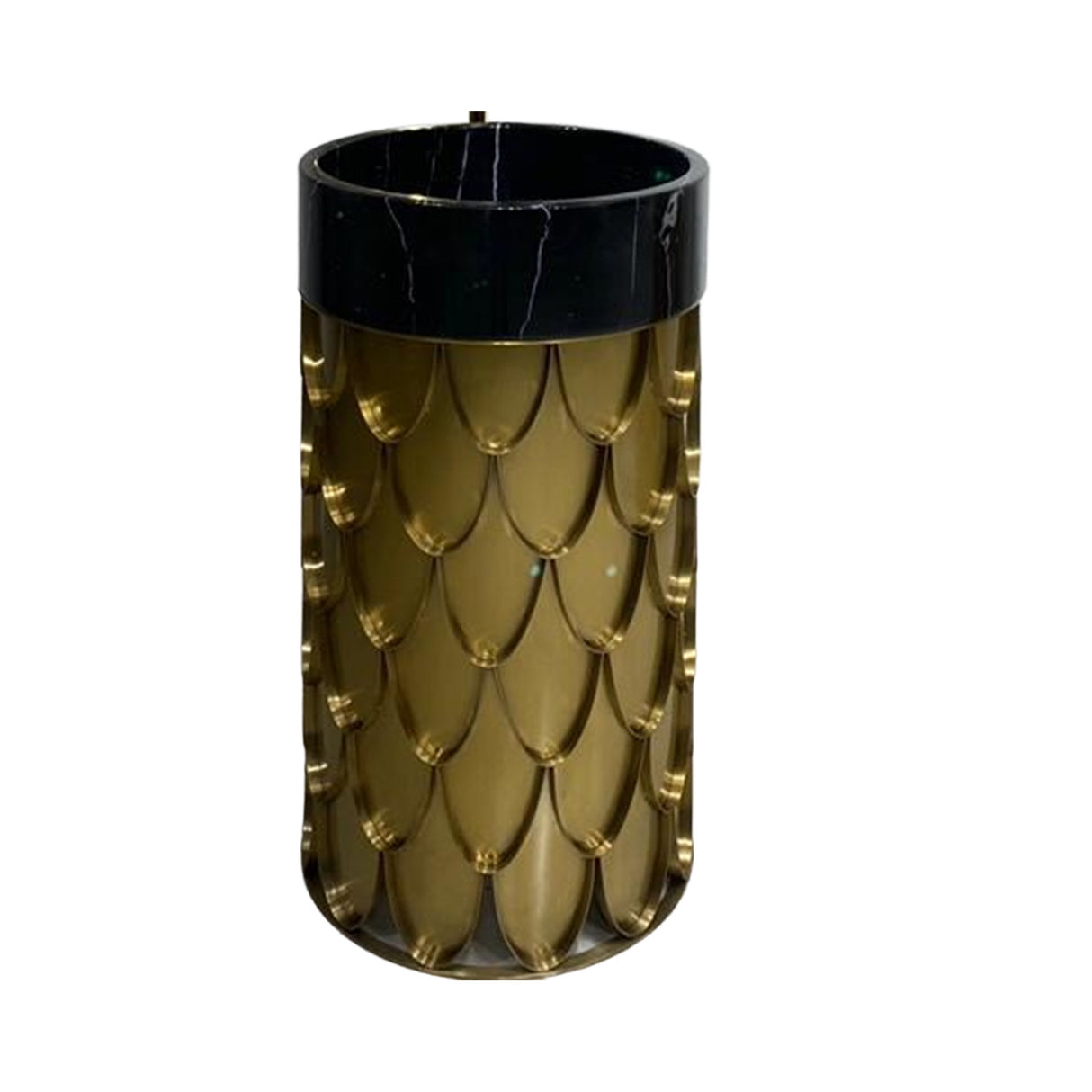 Washstand Basin - Black Marble & Gold Frame