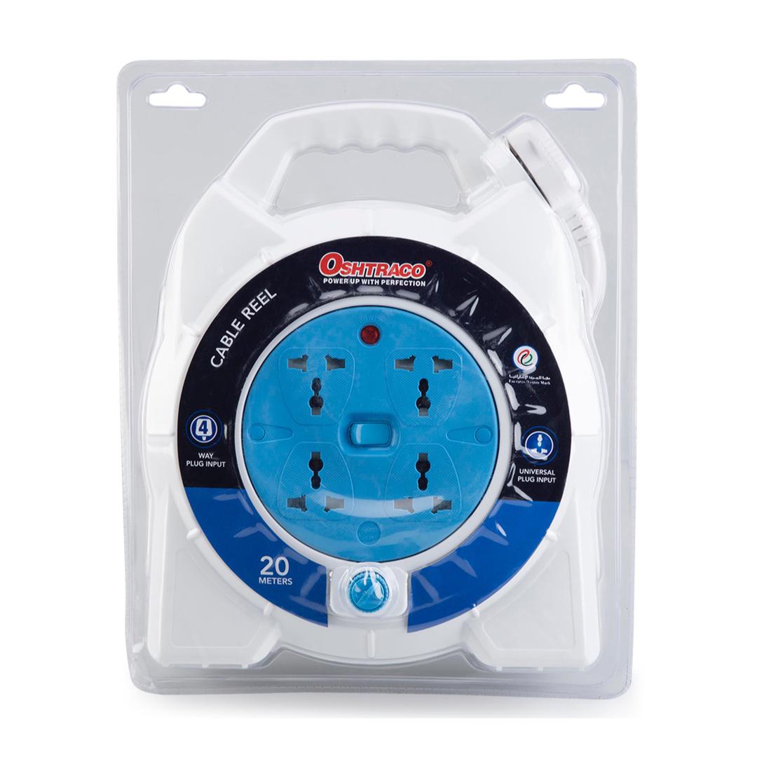 4-socket Universal Plug Input Cable Reel