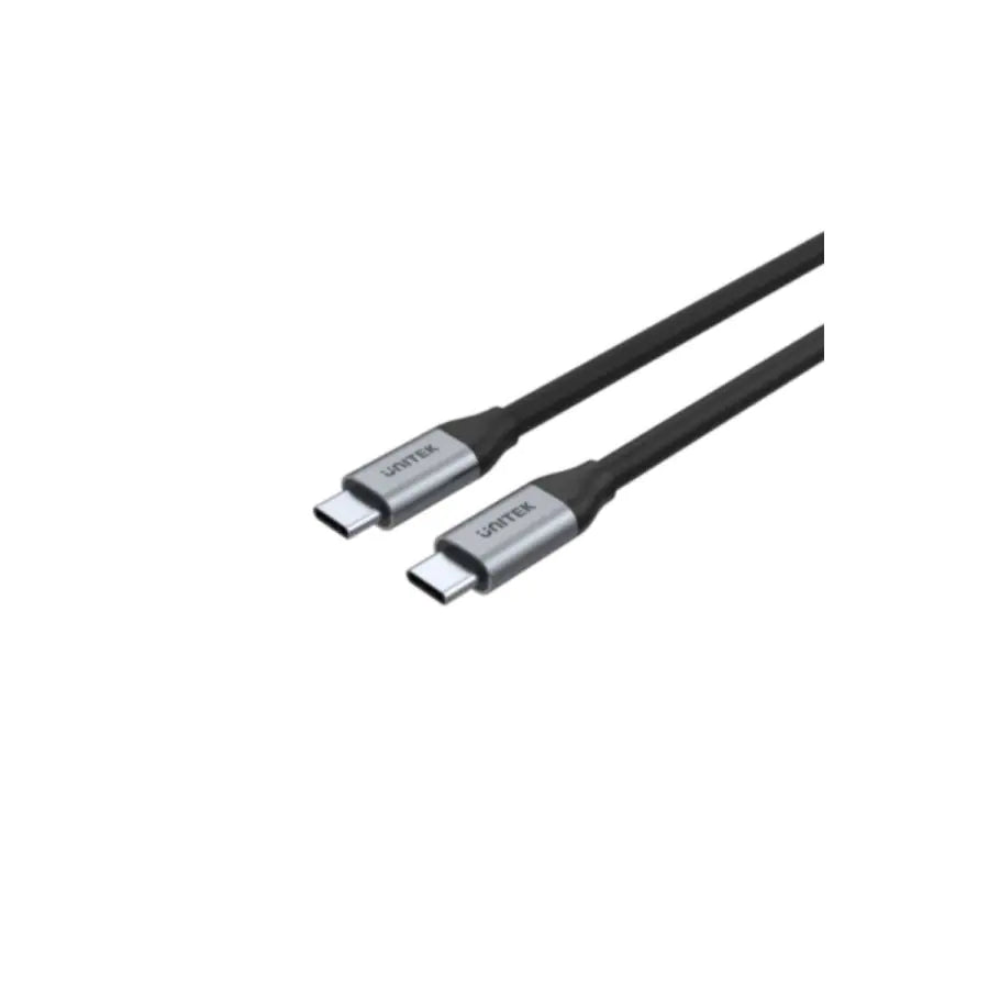 كابل شحن سريع UNITEK | USB-C بقوة 100 واط بتقنية PD، يدعم دقة 4K بمعدل 60 هرتز وسرعة نقل بيانات 5 جيجابت في الثانية (USB 3.0)، طوله 2 متر