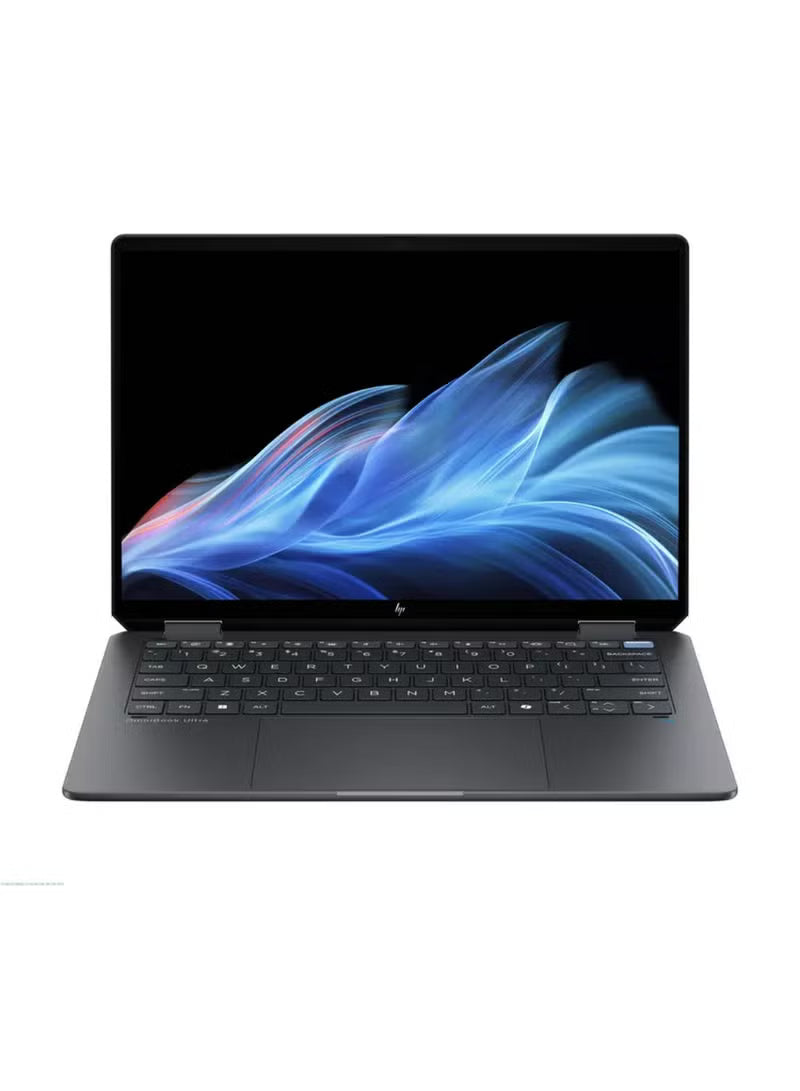 HP OmniBook Ultra Flip 14 Inch 2.8K 120Hz Laptop, Intel Core Ultra 7-256V, 16GB DDR5, 1TB SSD, Intel Arc Graphics, Windows 11, English/Arabic Keyboard, Gray