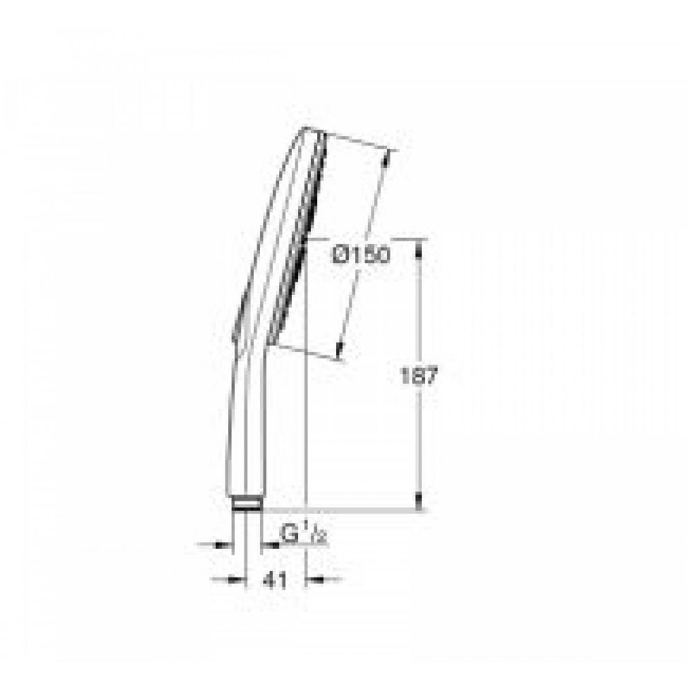 Grohe Rainshower SmartActive 150 Hand Shower (9.5 L/min)