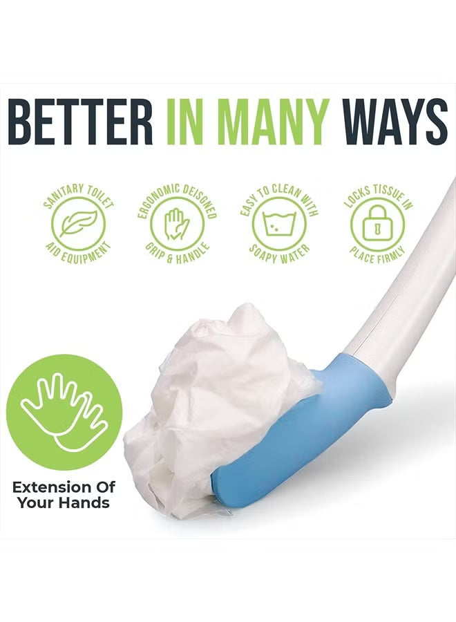 Toilet Aid – 18” Long Reach Personal Wiping Aid