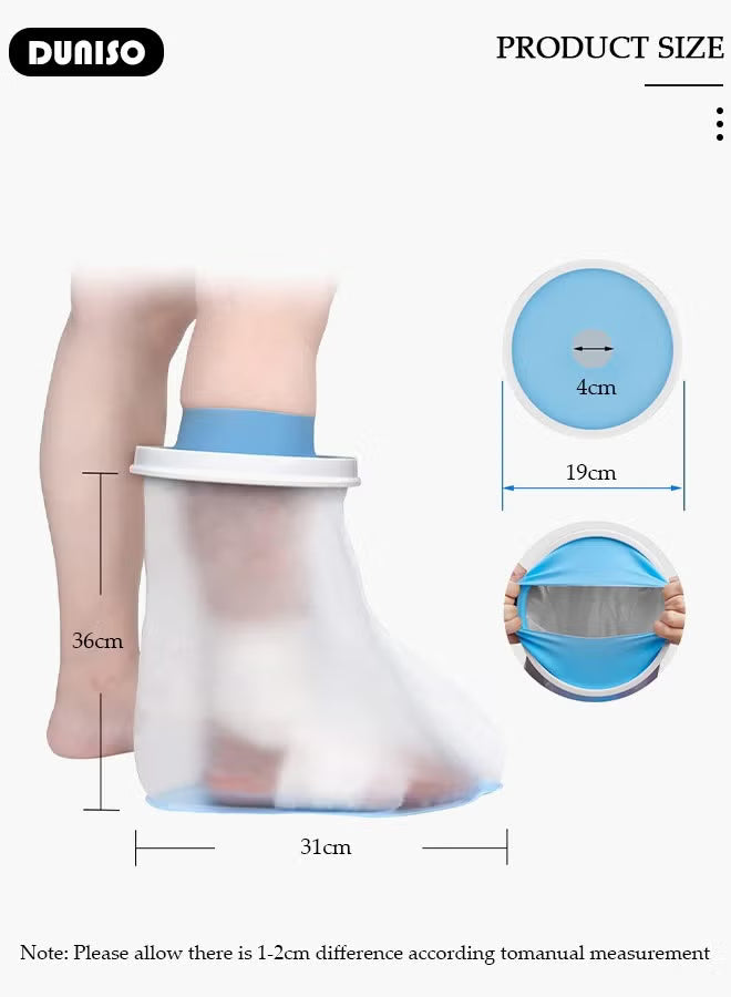Waterproof Foot Cast Cover for Adults