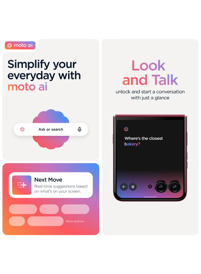 Razr 60 Ultra 5G Dual SIM Rio Red 16GB RAM 512 GB With Free (Moto Buds Plus + 6 Months Screen Damage Protection) - Middle East Version