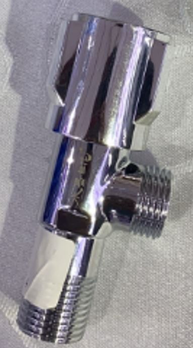 A002N Brushed Nickel Single Angle Valve