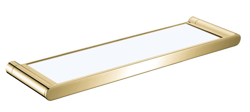 A020 Glass Shelf – Brushed Gold Finish (45287)