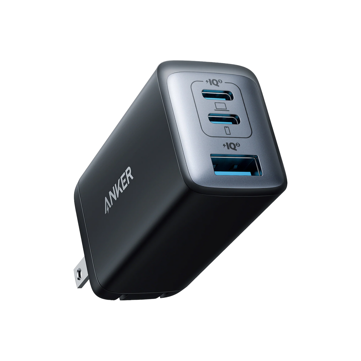Anker A2667K14 ATOM II 3-Port 65W B2B - SA/KW/AE/SG/MY/HK Black Iteration 4