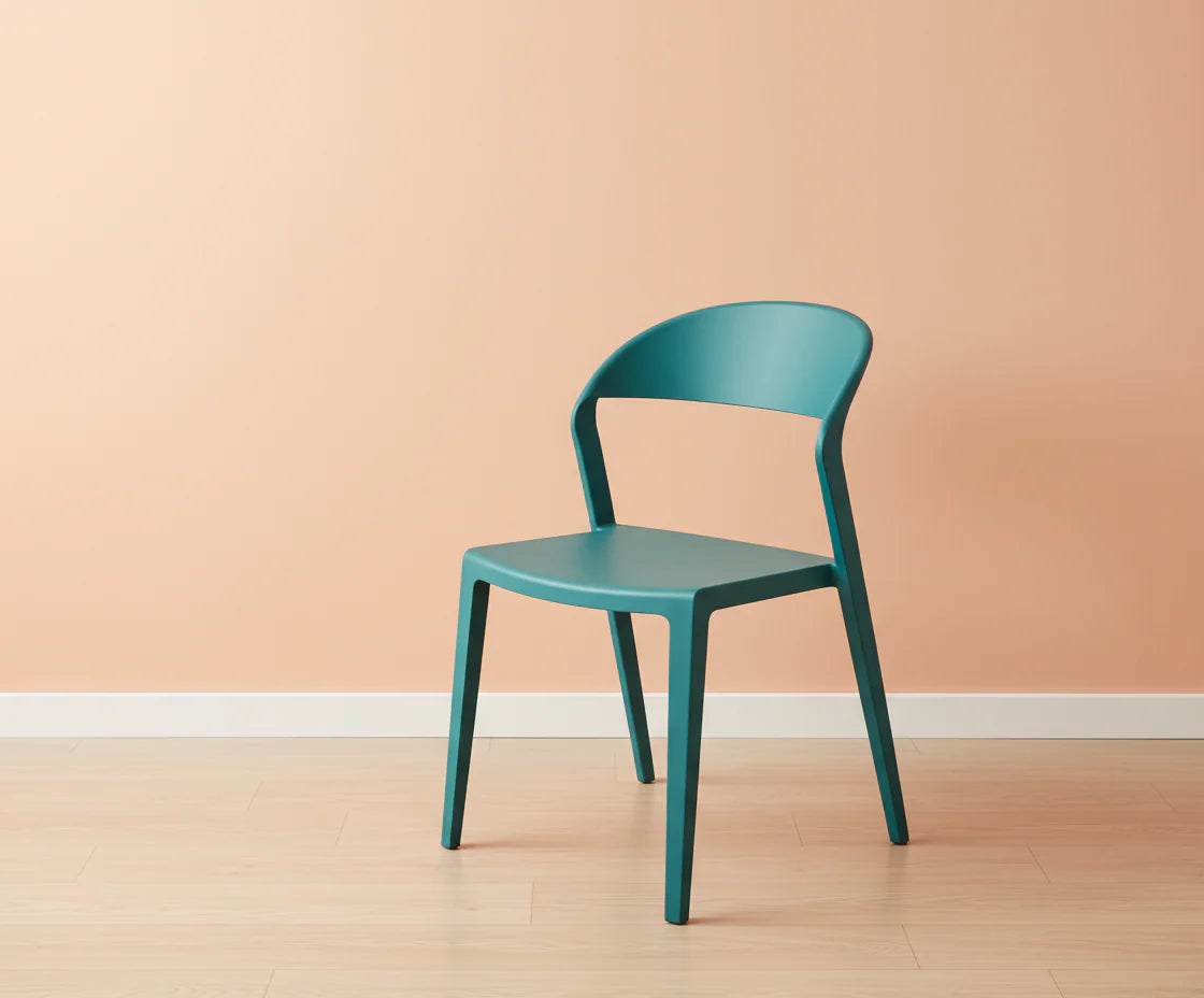 A605 Blue Plastic Chair
