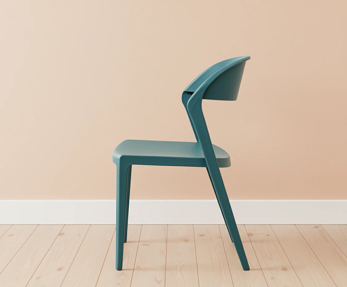 A605 Blue Plastic Chair