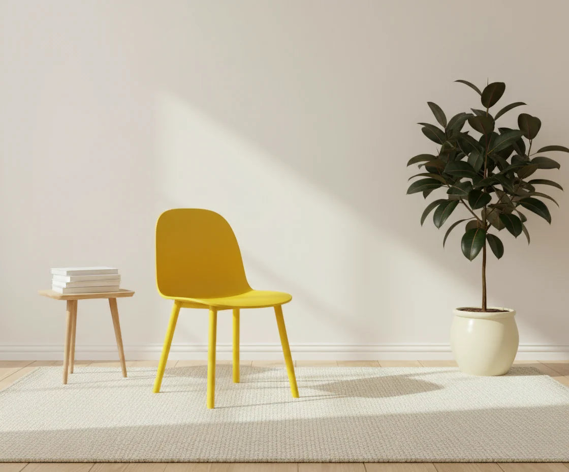 A606 Plastic Chair Yellow