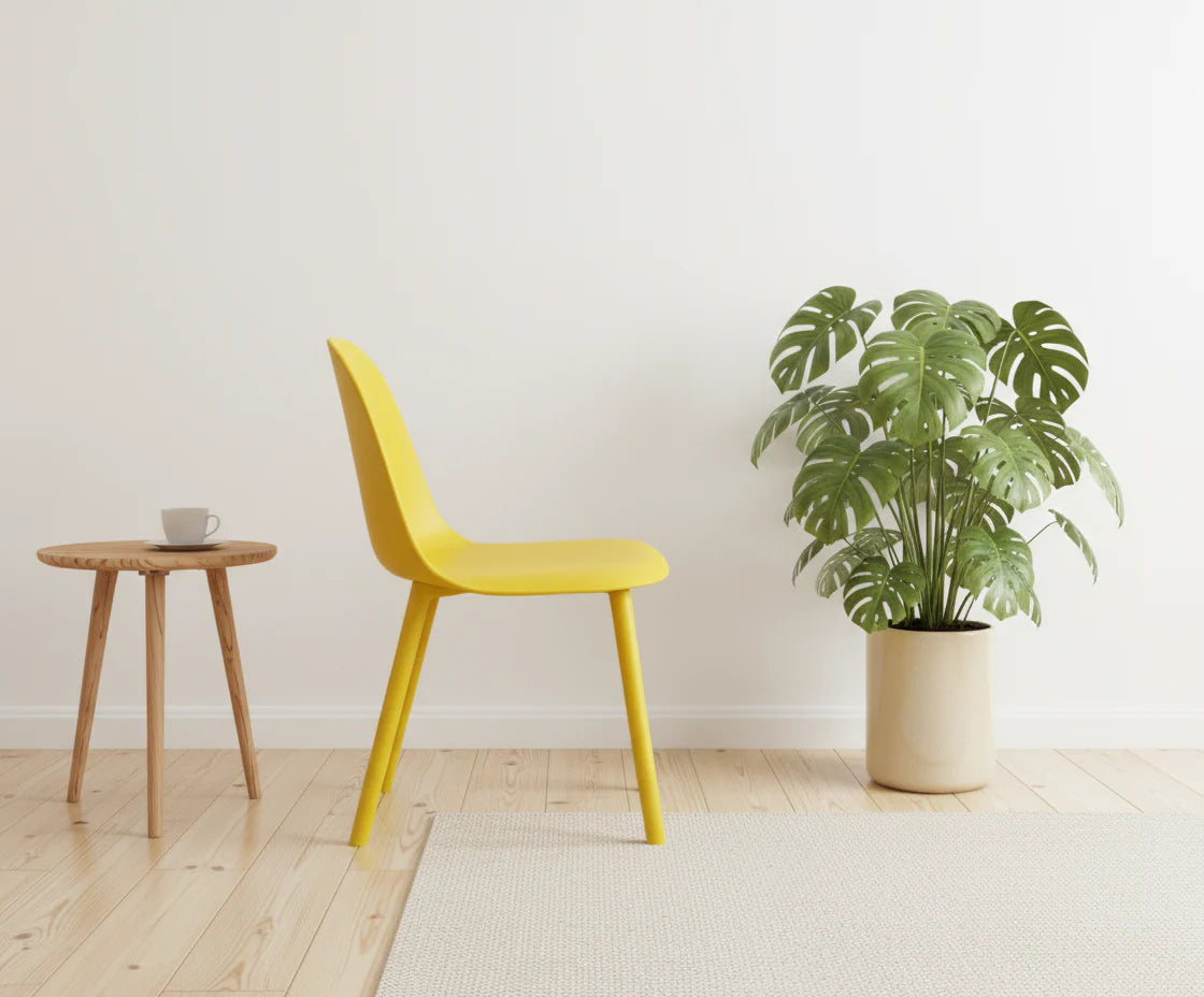 A606 Plastic Chair Yellow