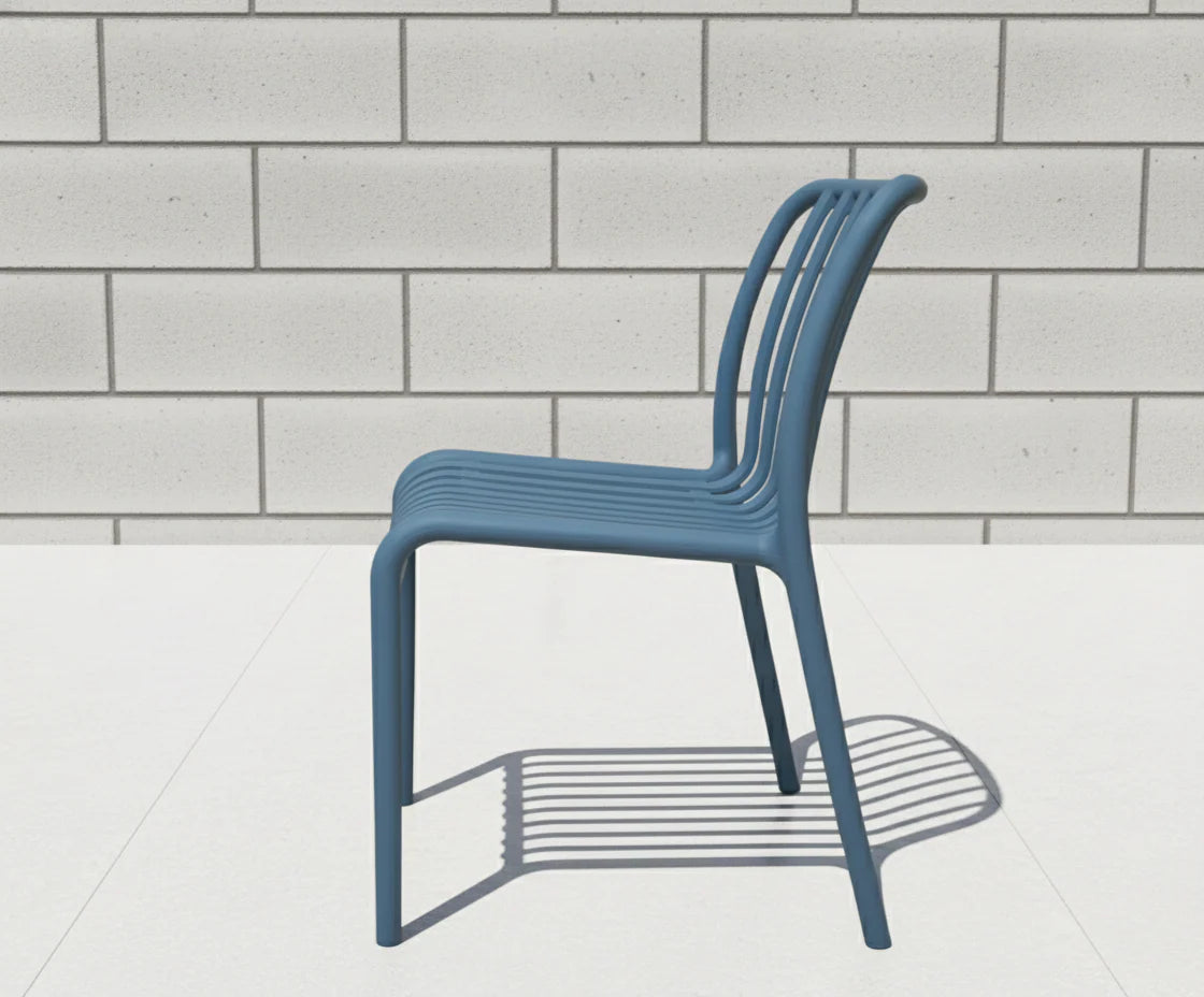 A654 Plastic Chair Blue