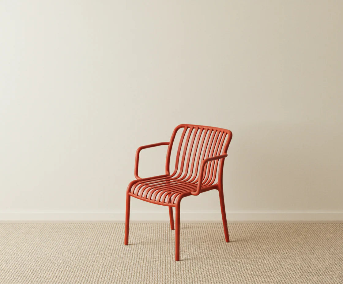 A654 Plastic Chair Red