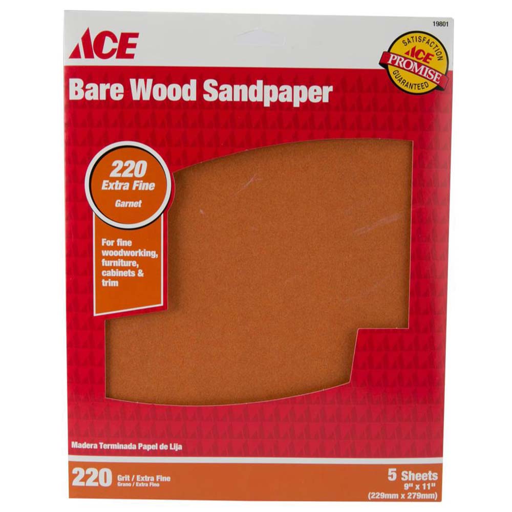 Ace Bare Wood Sandpaper