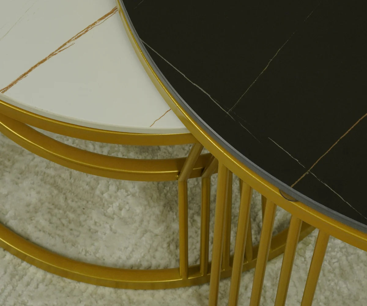 AH-598 Nesting Table Set (80×80 & 60×60) cm