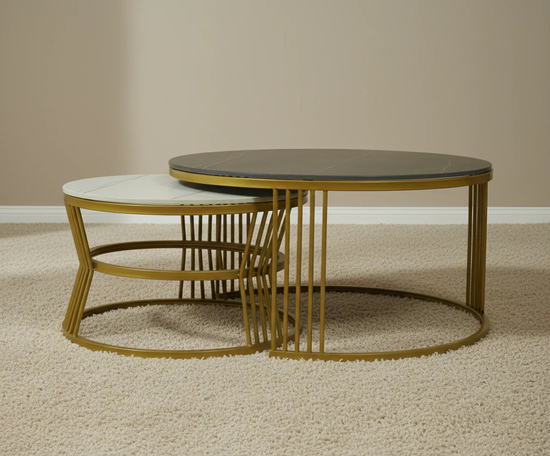 AH-598 Nesting Table Set (80×80 & 60×60) cm
