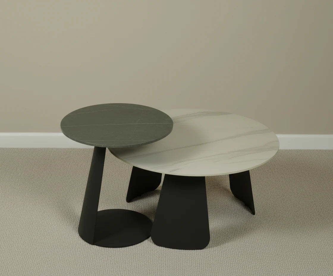 AH-849 Nesting Table Set (80×80 & 50×50 )cm
