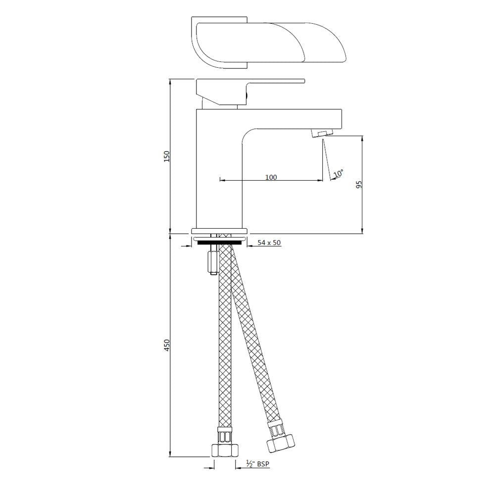 Single Lever Basin Mixer- Chrome