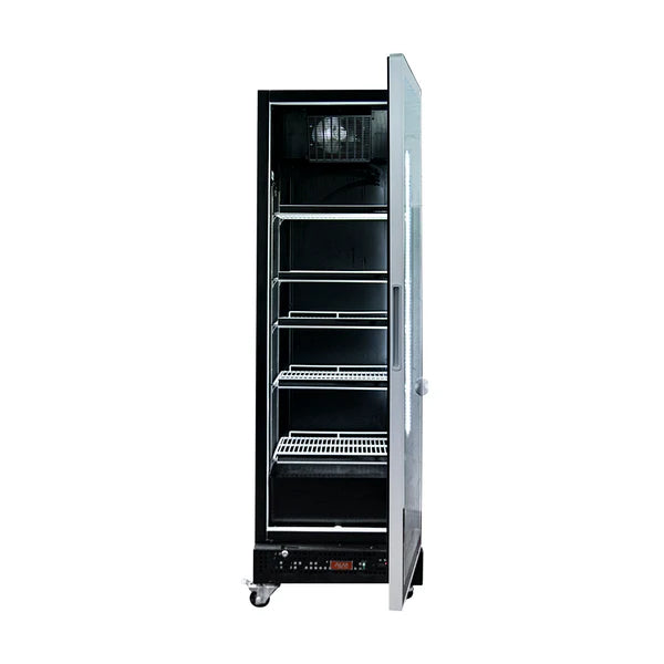 ALM 400L Upright Single Glass Door Showcase Chiller