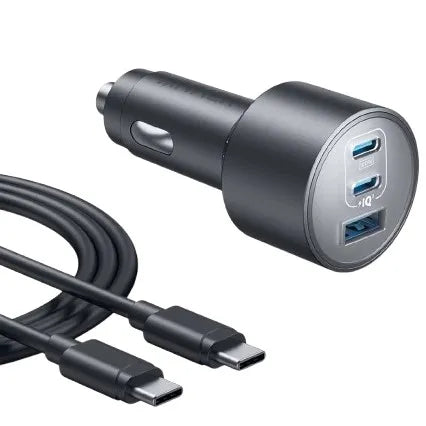 Anker Nano 167.5W, 3 Ports Car Charger (B2737HA1) -Black