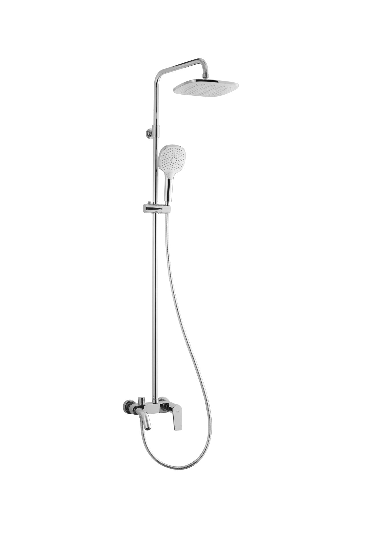 Azure Chrome Rain Shower 3‑Way Diverter