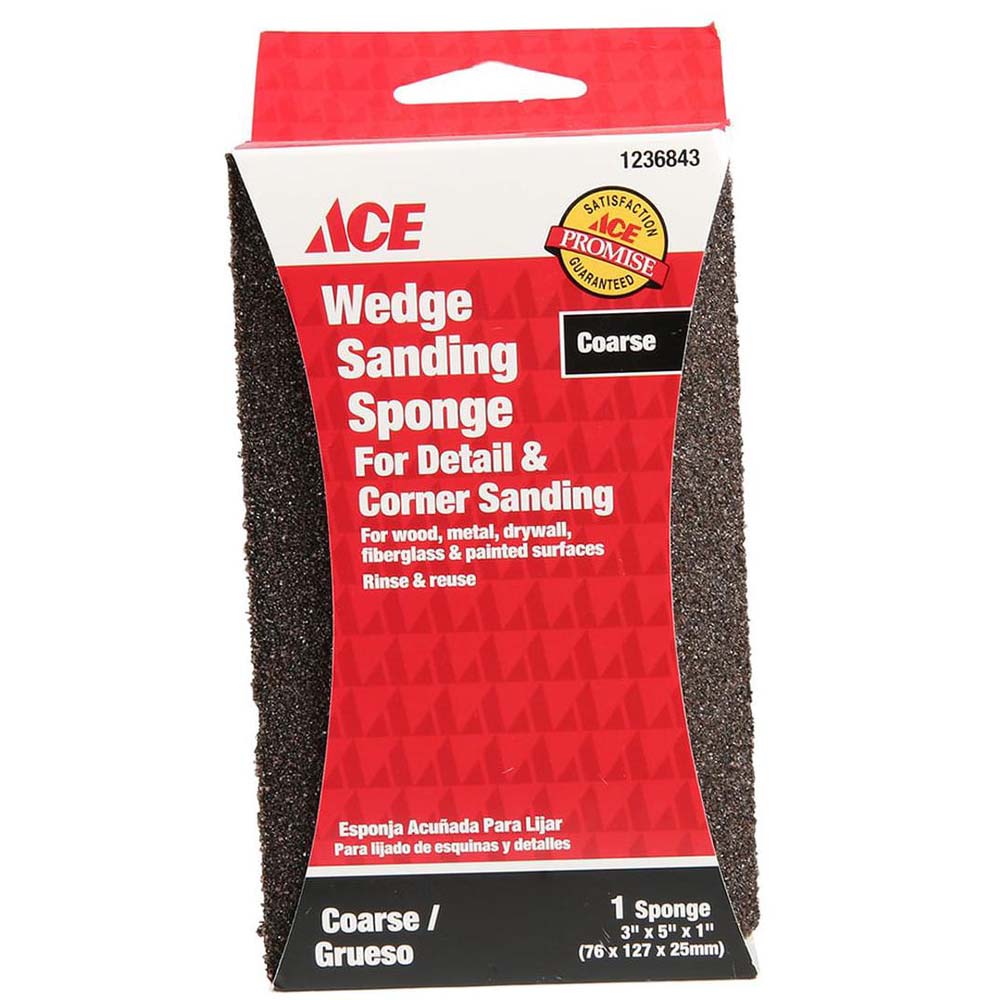 Ace Medcoarse Dual Surface Jumbo Sanding Sponge